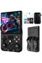 2025 R36MAX Retro Handheld Game Console with 4.0" IPS Screen, Linux, 4000mAh Battery, 64GB Memory – Black
