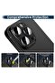 Camera Lens Protector for iPhone 15 Pro/Pro Max, Full Coverage 9H Tempered Glass Ring Cover (Black) - 4