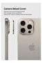 Camera Lens Protector for iPhone 15 Pro/15 Pro Max, [2 Pack] 360°Protection Ring Cover -Gold - 2
