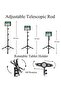 IPad and Mobile Phone Tripod Stand, Height Adjustable 20-60 Inch, 360 Degree Rotating Holder - 3