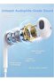 USB-C Wired Earpods with Microphone & Volume Control – In-Ear Headphones for iPhone 15/15 Pro Max, iPad Pro/Air, Samsung Galaxy, Tablets & More | White - 5