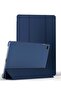 Slim Stand Case for iPad Air 13-Inch M2 (2024) - Navy Blue, Smart Shell with Touch ID Support, Auto Wake/Sleep & Translucent Back - 5