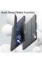 Grey Smart Case for 2024 iPad Pro 13-Inch - Includes Pencil Holder, Touch ID & Auto Wake/Sleep - 6