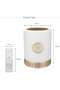 Portable Touch Lamp Quran Speaker White – Bluetooth Digital Quran Player with LED Touch Control - 7