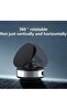 Magnetic Suction Phone Holder for Car, Mirror, and Gym – 360° Rotation (Silver) - 6