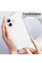 Liquid Silicone Case for iPhone 16 (6.1-Inch) – Silky Soft Touch Full-Body Protective Anti-Scratch Shockproof Cover with Microfiber Lining (White) - 3