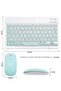 Ultra-Slim Bluetooth Keyboard and Mouse Combo Rechargeable Portable Wireless Set for Apple iPad iPhone iOS 13+ - 6