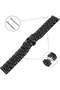 22mm Black Stainless Steel Replacement Strap – Metal Band for Huawei Watch GT2, GT, GT2 Pro, GT 2e, and Honor Magic 2 - 2