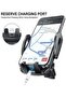 Car Mobile Holder, 360 Degree Rotation & Adjustable Mobile Stand for Car Dashboard Windshield and Air Vent Black (HD693- - 4