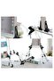 Tablet Holder, 360 Adjustable Phone/Tablet Stand with Steel Arm, Lazy Mount Tablet Clamp - 5