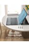 ELTERAZONE iPad Keyboard 9th/8th/7th Gen 10.2”, Smart Trackpad, Wireless, Pencil Holder, Flip Stand, Black - 5
