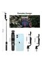 Portable Selfie Stick Tripod with Light with Detachable Bluetooth Remote,41 Inch Extendable Tripod - 5