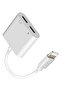 2 in 1 Lightning to 3.5mm Audio Jack and Charger Adapter for iPhone