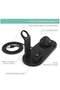Multi-Function Charging Stand Compatible with iPhone, Android Micro USB & Type-C Phone Wireless 3 in 1 Rotatable Charging Dock - Black - 3