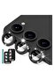[3+3 PCS] for Samsung Galaxy S23/ S23 Plus Camera Lens Protector, Premium Tempered Glass Glitter Camera Lens Protector