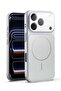 iPhone 17 Pro Case Compatible with MagSafe Matte Glass Slim Shockproof Protective Cover