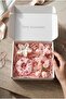 4-Piece Buckle Set: 2 Floral Pattern Lotus Buckles, 2 Rose-Shaped Ring Buckles, 4-Piece Buckle Set