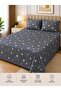 King Size Bedsheet Set with 2 Pillow Covers 220x240cm Soft Breathable Fabric 125 GSM Comfortable & Fade Resistant