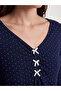 Esvab • Modern & Distinctive V Planting Polka Dot Women's Shorts Pajama Set - 3