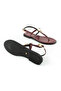 Maia Vega Stone Sandals - Burgundy - 4