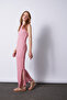 Women's Knitwear Dress Pink - 2