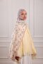 Lalin Patterned Soft Shawl Powder