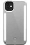LuMee Duo - iPhone 11 Pro/XS/X -Dual Light Up Selfie Case - Mirror Silver