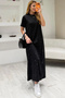 Soft Touch Modal Fabric Stone Embroidered Dress - 3