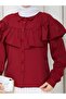 Women's Hijab Shirt with Cape Top Long Sleeves - 3