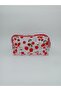 Transparent Cherry Pattern Makeup Bag Zipper Cosmetic Bag Travel and Daily Use - 5