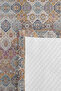 Ethnic Blue Young Room Single Pique Set - Bohemian Mustard Gray 160X220 cm Quilted Bedspread - 7