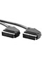 SCART video cable, Divers, 2m, Black