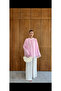 Oversize Design Blouse with Back Zipper - 5