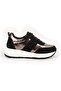 L086.925 Ba Silver Glitter Suede Metallic Detailed Thick Eva Sole Women's Sneaker - 2