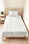 Moon Cloud Star Pink Children's Room Single Pique Set - Pastel Gray Pink 160X220 cm Bedspread - 6