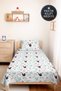 Rabbit Rainbow Mint Girls' Pique Set-Pastel Floral Pink Baby Room Bedspread-160X220 cm