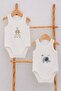 100% Organic Cotton 2-Piece Athlete Baby Bodysuit Set