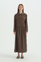 Stripe Detailed Modal Jacket - Brown