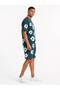 Men's 2-Piece Set Printed Shorts T-Shirt Set Oversize Double Face - 2