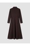 Two Mt Shop Quality Lcw Everyday Brown Diving Fabric Plain Standard & Regular Polo Collar Long Sleeve Shirt - 6
