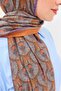 Tencel Monare Shawl Bud Dark Orange - 4