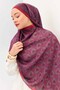 Tencel Monare Shawl Bud Dark Red - 3