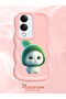 Vivo Y04 Compatible Case Camera Protector Pink Silicone Couple Phone Case Cute Pattern - 2