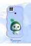 Redmi 9C Compatible Case Camera Protector Blue Silicone Couple Phone Case Cute Pattern - 2