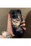 Realme C55 Compatible Silicone Edge Hard Back Case Couple Phone Case with Evening Pattern - 3