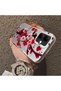 Tecno Spark Go 2 Compatible Silicone Edge Hard Back Case Couple Phone Case with Floral Pattern - 4