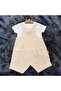Boy's Linen Salopet - 100% Natural Cotton - Beige - 2