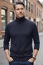 Men's Non-Pilling Throat Knitwear Sweater Fisherman Knitwear Sweater - 5