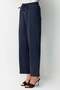 Wide Leg Trousers with Elastic Waist - 5