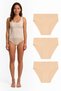 Women's Low Waist Laser Cut Seamless Panties |   Non-Slip Tape |   Black & Tan |   Seamless Slip